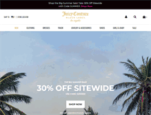 Tablet Screenshot of juicycouture.com